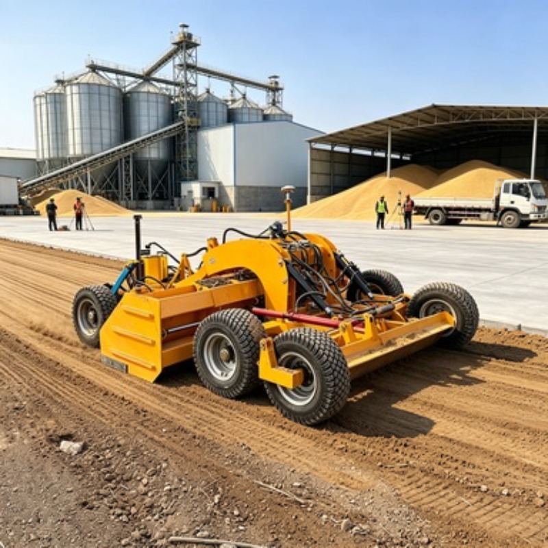 Precision Farming In Agriculture - เครื่องปรับระดับพื้นดินด้วยเลเซอร์แบบใช้รถแทรกเตอร์ อุปกรณ์เตรียมดินสำหรับงานเกษตร เครื่องจักรกลเกษตรความแม่นยำสูงสำหรับพื้นที่เพาะปลูก