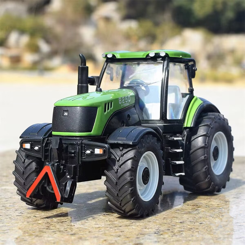 Agriculture Farming For Kids - รถแทรกเตอร์โลหะผสมอัลลอยด์ขนาด 1/30 ของเล่นเด็กแบบหล่อขึ้นรูป รถเกษตร เครื่องมือทำฟาร์ม รถไถนา