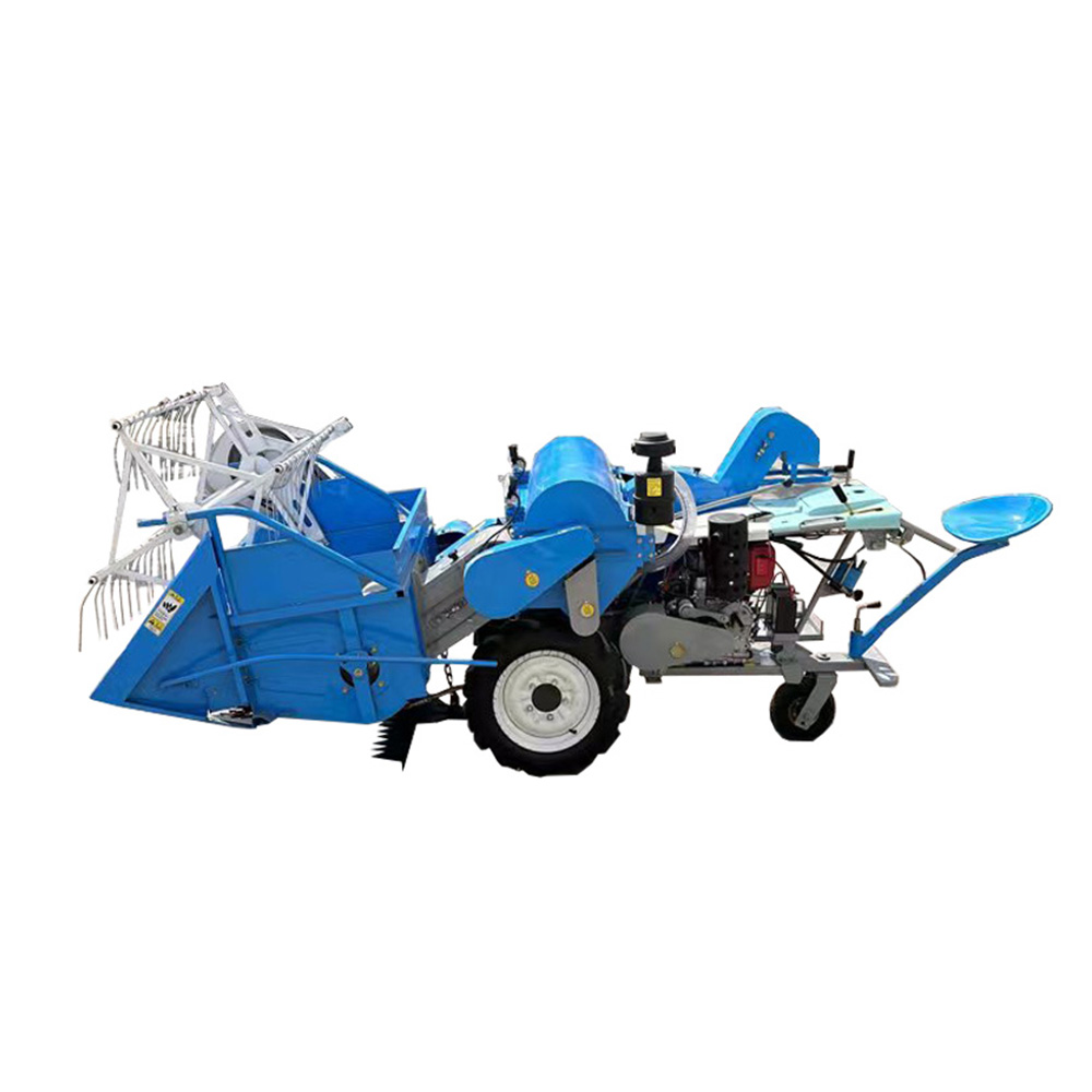 Combine Harvester Mini - เครื่องเก็บเกี่ยวข้าวสาลีและข้าวขนาดเล็ก พร้อมเครื่องยนต์ ให้ผลผลิตสูง