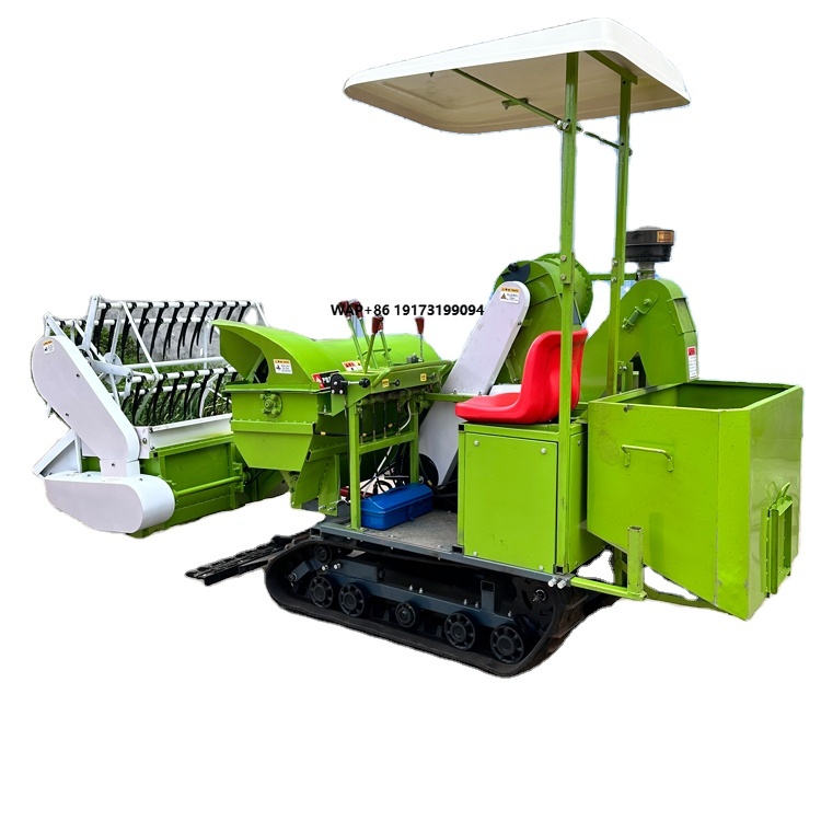 Combine Harvester Mini - เครื่องเก็บเกี่ยวถั่วเหลือง 25 แรงม้า สำหรับฟาร์มขนาดเล็ก เครื่องเก็บเกี่ยวข้าวขนาดเล็ก ราคาประหยัด