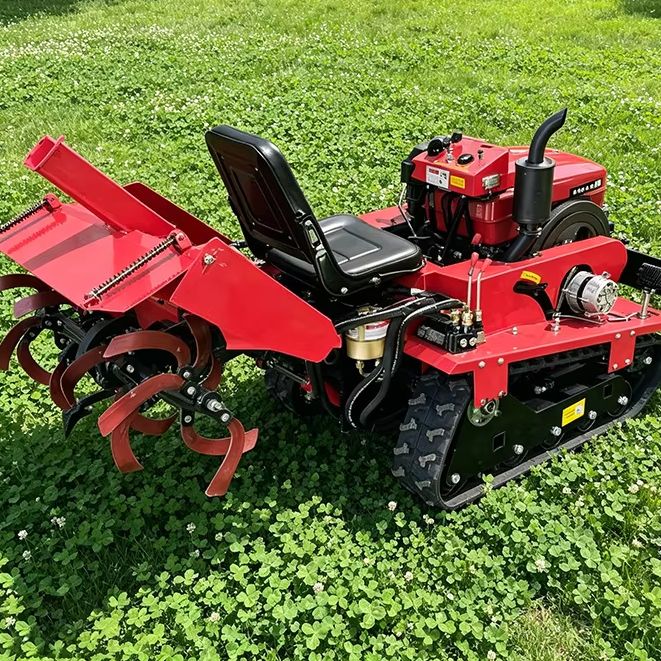 Agriculture Farming Tool - เครื่องพรวนดินแบบโรตารี่ติดตั้งบนรถแทรกเตอร์ขนาดเล็กแบบปรับแต่งได้ตามความต้องการ, เครื่องพรวนดินขนาดเล็ก และรถแทรกเตอร์สำหรับไถพรวนทางการเกษตรแบบนั่งขับ