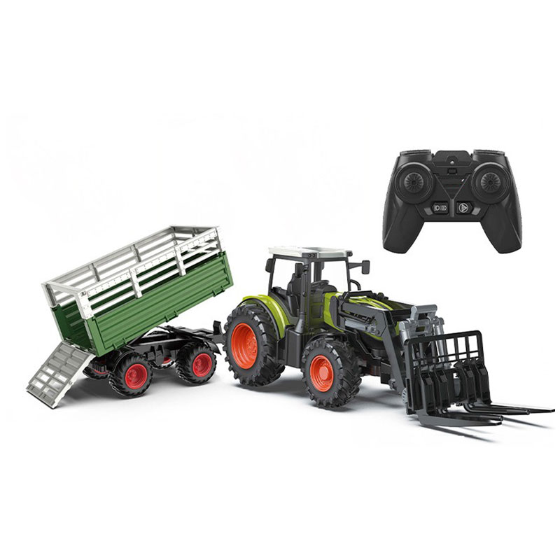 Agriculture Farming In Goa - 1:16 RC รถแทรกเตอร์รีโมทคอนโทรลรถฟาร์มการเกษตร RC Trailer LED