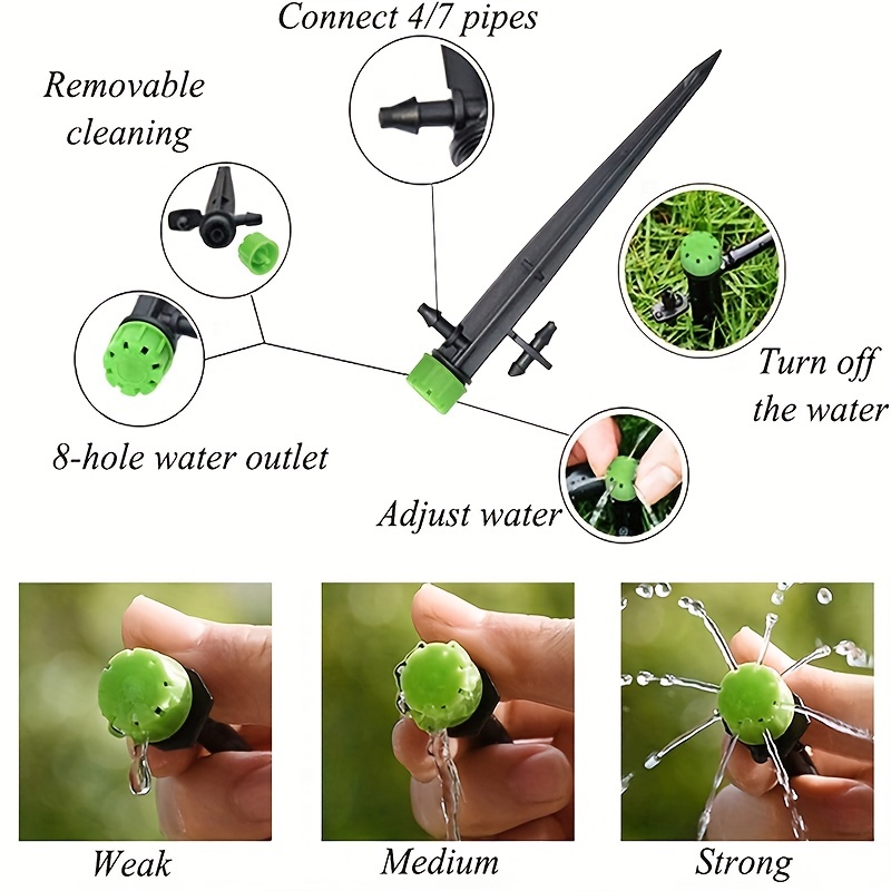 หัวจ่ายน้ำหยดแบบปรับได้ 360 อง - Irrigation Drip Tape บทวิจารณ์และราคา