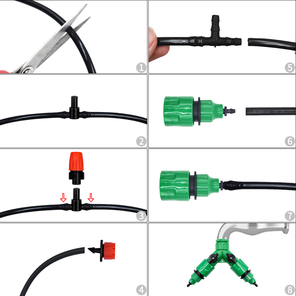 ระบบชลประทาน อุปกรณ์ทำสวน ชุดร - Irrigation Drip Tape บทวิจารณ์และราคา