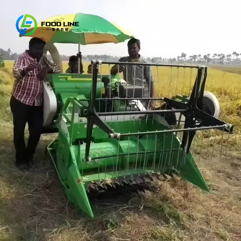เครื่องเก็บเกี่ยวแบบตีนตะขาบขน - Combine Harvester Mini บทวิจารณ์และราคา