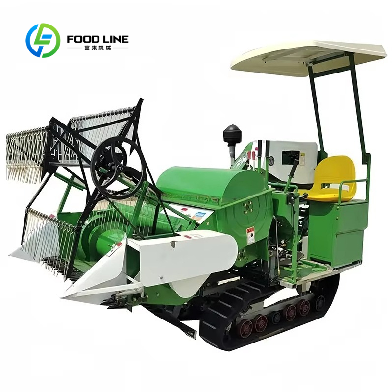 เครื่องเก็บเกี่ยวแบบตีนตะขาบขน - Combine Harvester Mini บทวิจารณ์และราคา