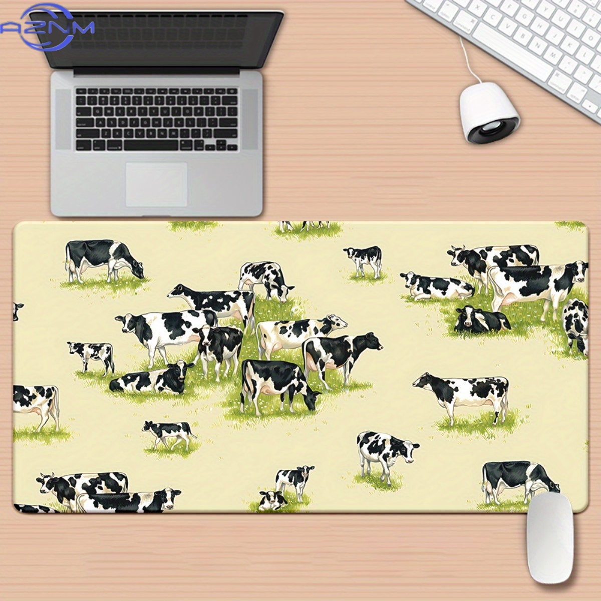 แผ่นรองโต๊ะลายวัวขนาด XXL หนึ่ - Cow Mat Rubber บทวิจารณ์และราคา