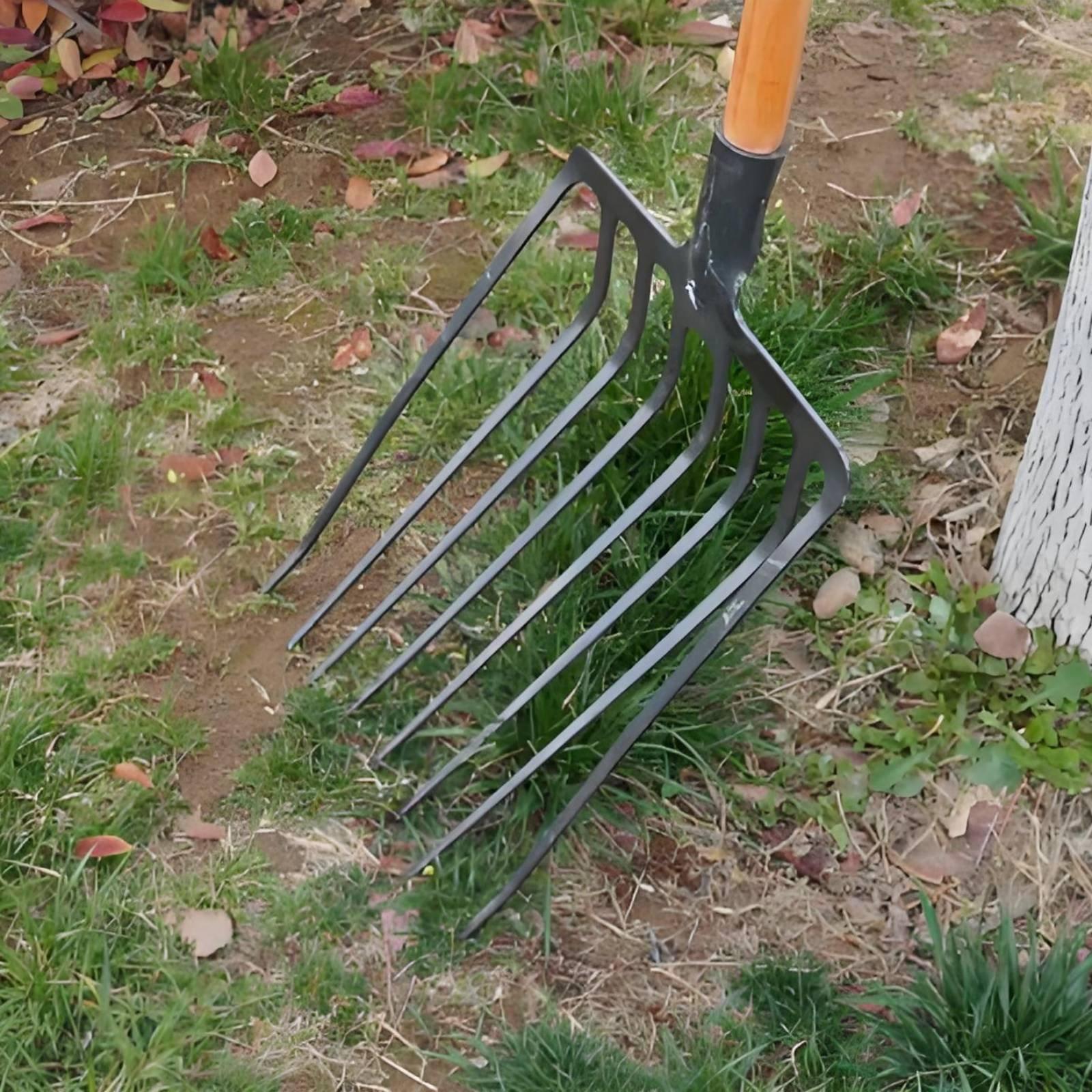 ส้อมเกษตรเหล็กแมงกานีส งานหนัก - Agriculture Farming Tool บทวิจารณ์และราคา