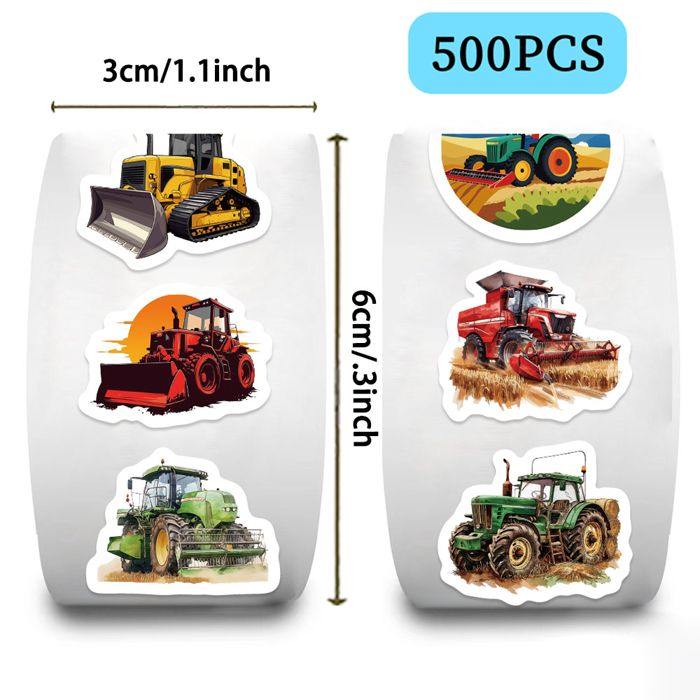 สติกเกอร์รถแทรกเตอร์ฟาร์ม 500  - Agriculture Farming For Kids บทวิจารณ์และราคา