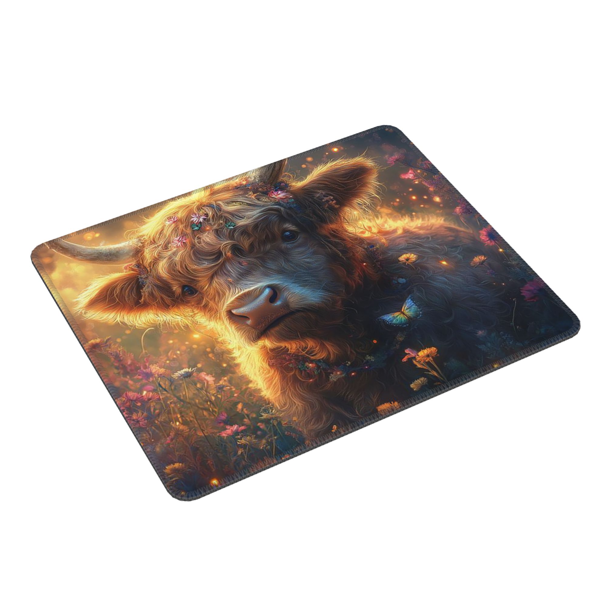 แผ่นรองเมาส์ลายวัวไฮแลนด์ในป่า - Cow Mat Rubber บทวิจารณ์และราคา