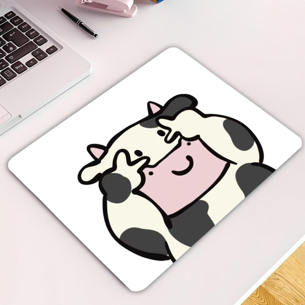 แผ่นรองเมาส์ลายแมวและวัวน่ารัก - Cow Mat Rubber บทวิจารณ์และราคา