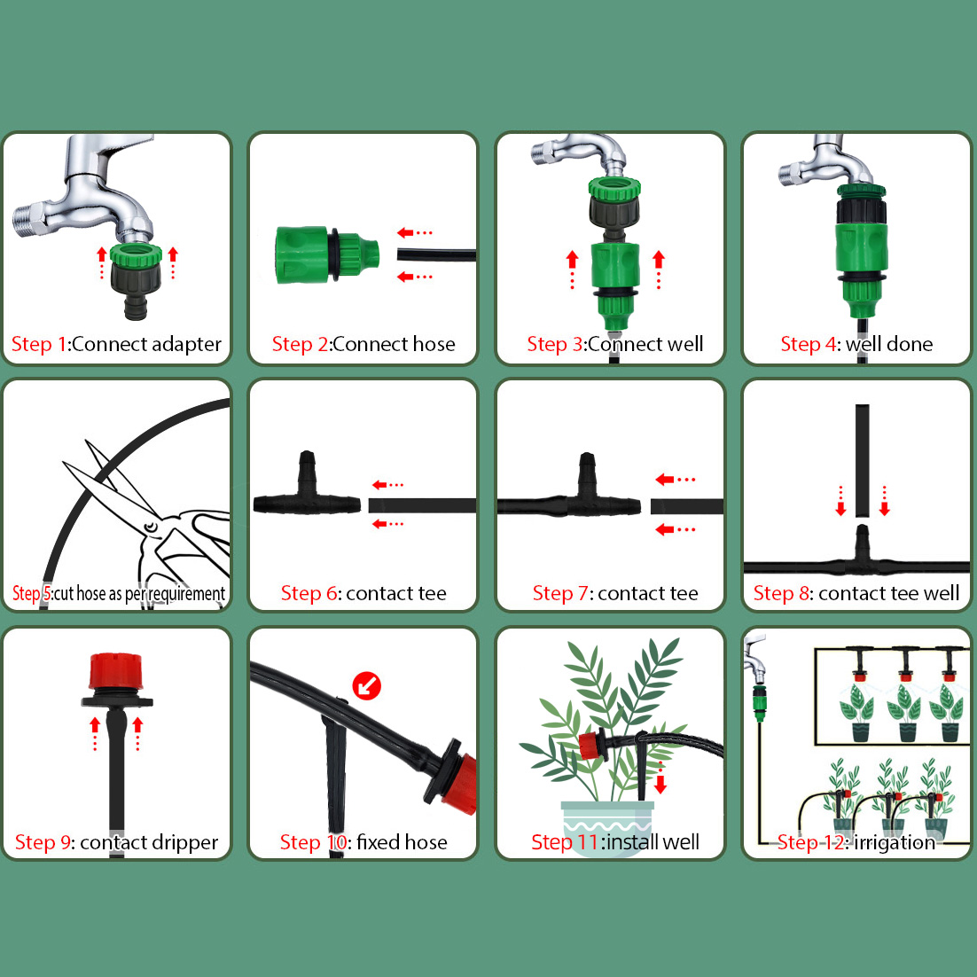 ระบบรดน้ำแบบหยดอัตโนมัติสำหรับ - Irrigation Drip Tape บทวิจารณ์และราคา