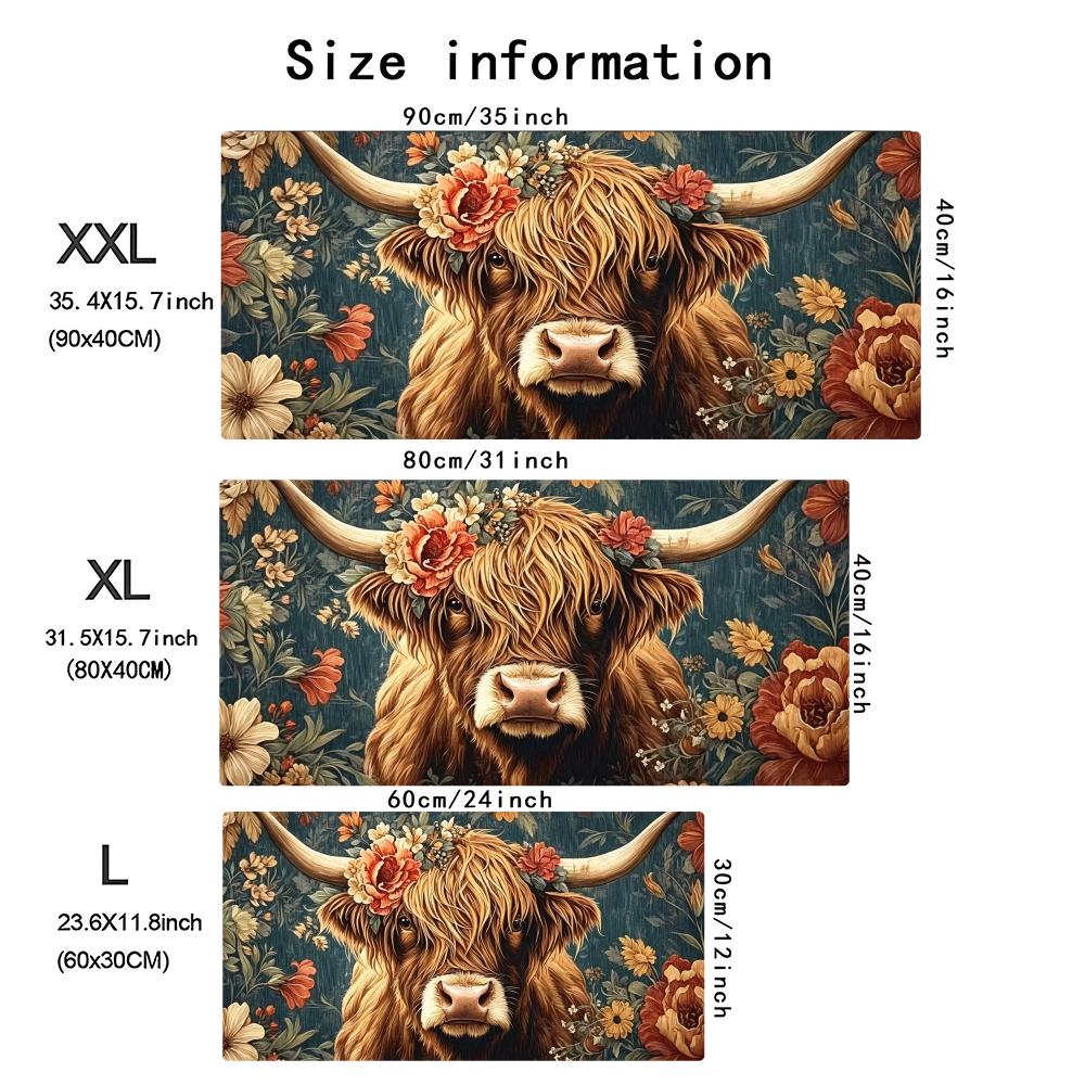 แผ่นรองเมาส์ลายวัวไฮแลนด์วินเท - Cow Mat Rubber บทวิจารณ์และราคา