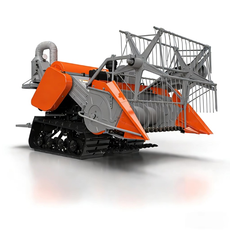 รถเกี่ยวข้าวขนาดเล็ก 15 แรงม้า - Combine Harvester Mini บทวิจารณ์และราคา