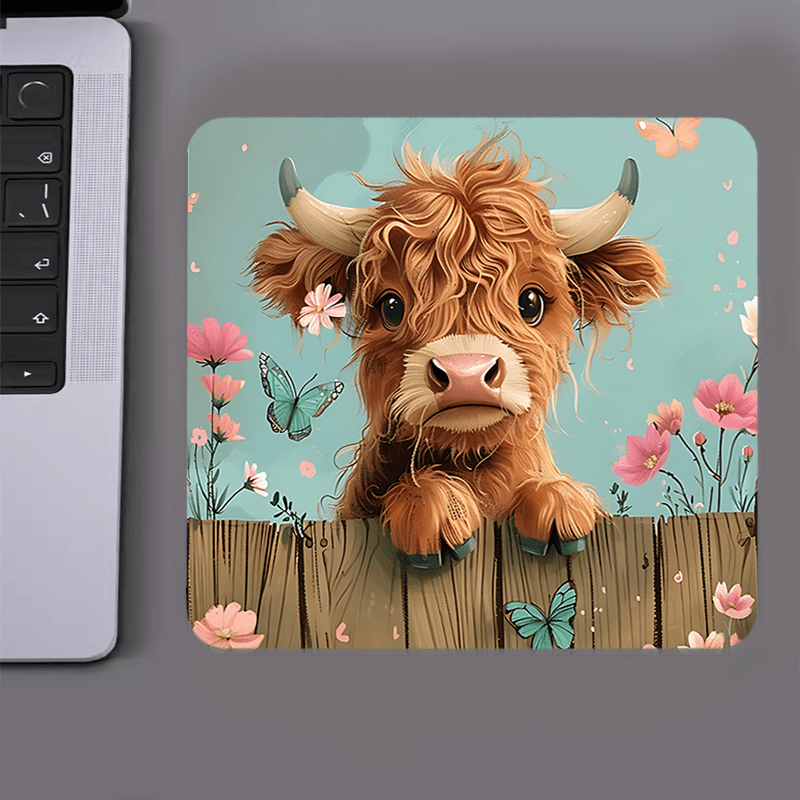 แผ่นรองเมาส์ลายวัวไฮแลนด์น่ารั - Cow Mat Rubber บทวิจารณ์และราคา