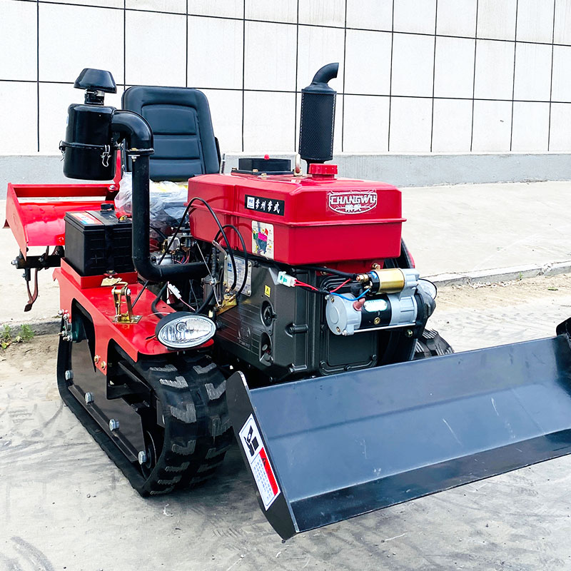 รถไถพรวนดินขนาดเล็กแบบตีนตะขาบ - Soil Tilling Cultivator บทวิจารณ์และราคา