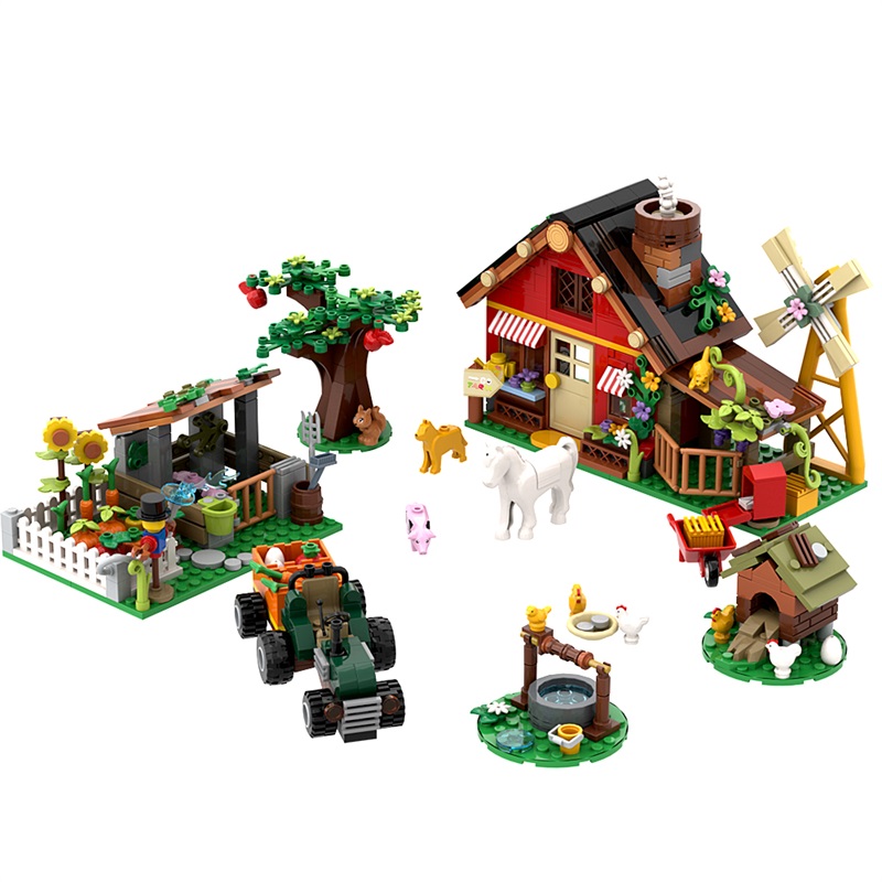 ตัวต่อสร้างสรรค์รูปโรงนาลม 649 - Agriculture Farming For Kids บทวิจารณ์และราคา