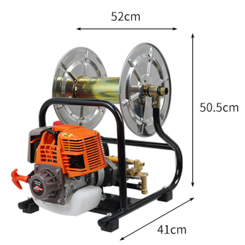 เครื่องพ่นยาแบบม้วนและท่อในตัว - Agriculture Farming Tool บทวิจารณ์และราคา