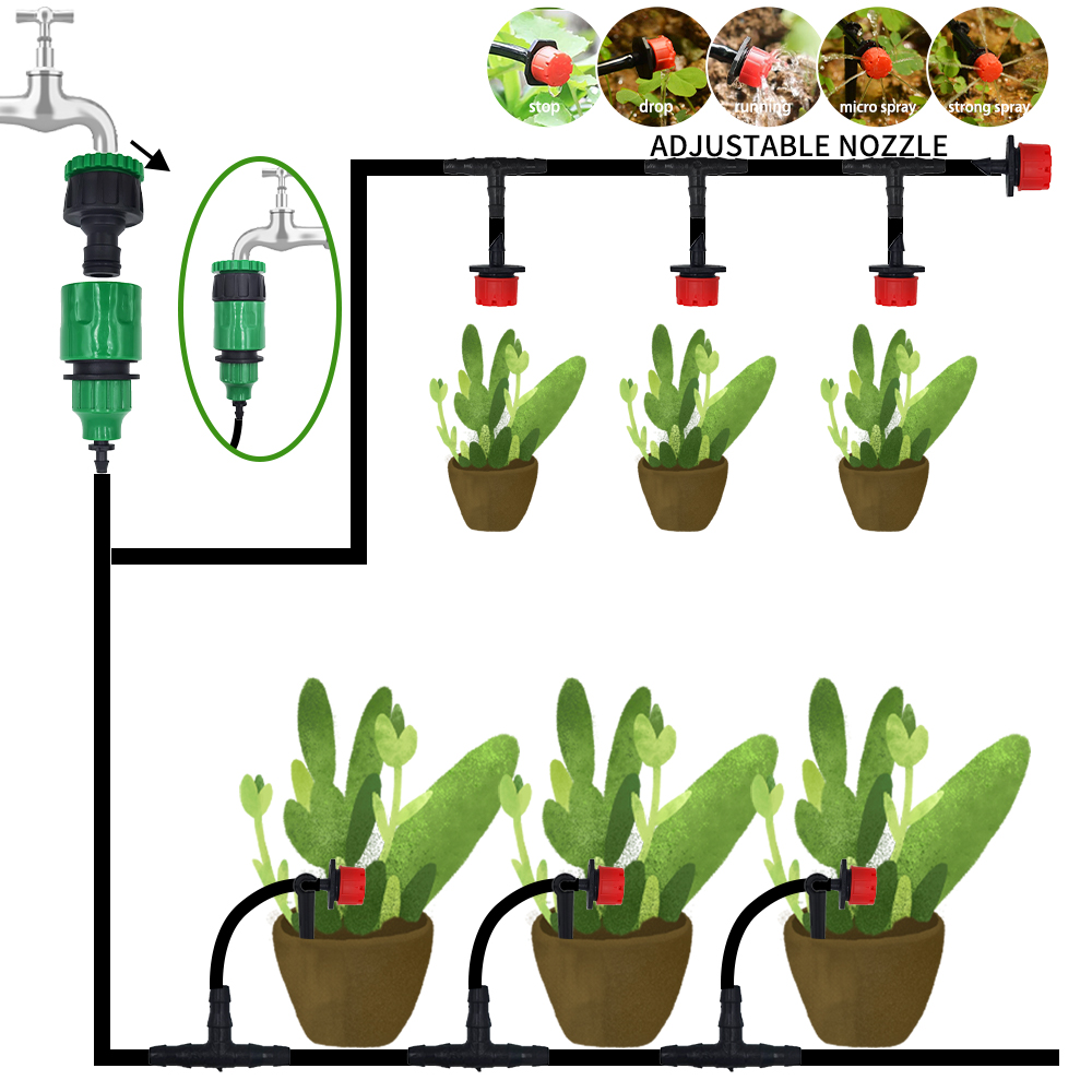 ระบบชลประทานหยดขนาดเล็กแบบพกพา - Irrigation Drip Tape บทวิจารณ์และราคา
