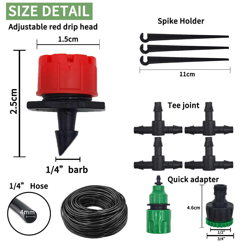 ระบบชลประทานหยดขนาดเล็กแบบพกพา - Irrigation Drip Tape บทวิจารณ์และราคา